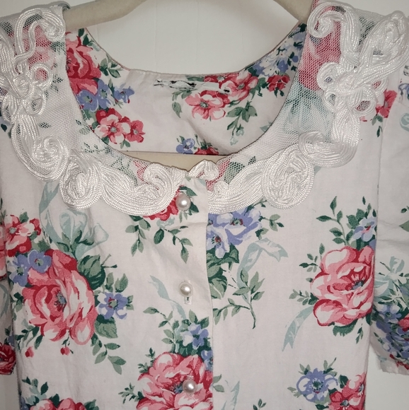 *HP* VTG Amy Too!! Byer California Girl Floral Dress - Picture 2 of 9